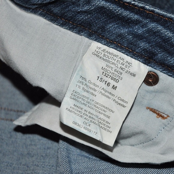 Riders Lowrise Bootcut Stretch Jean Capri pants 15/16 - Picture 3 of 4